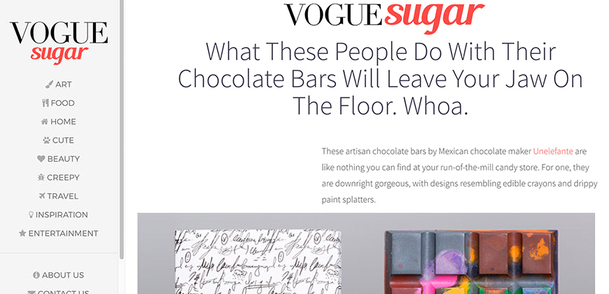 UNELEFANTE @VOGUE SUGAR